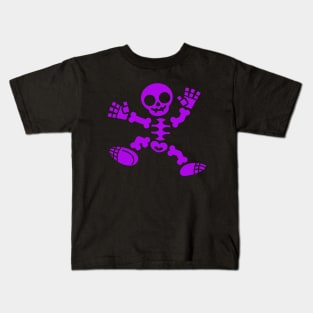 Skeleton Jig - Purple Edition Kids T-Shirt